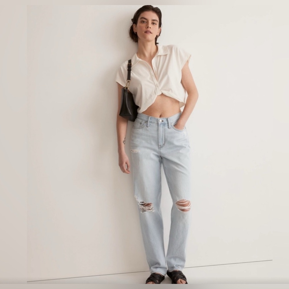 Madewell slouchy boy jean relaxed style 28in inseam